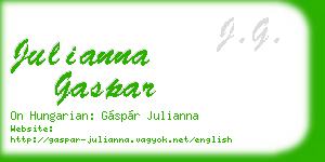 julianna gaspar business card